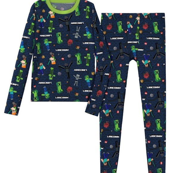 Cuddl Duds Other - Climateright By Cuddl Duds Minecraft Boys Thermal Set, Size L
